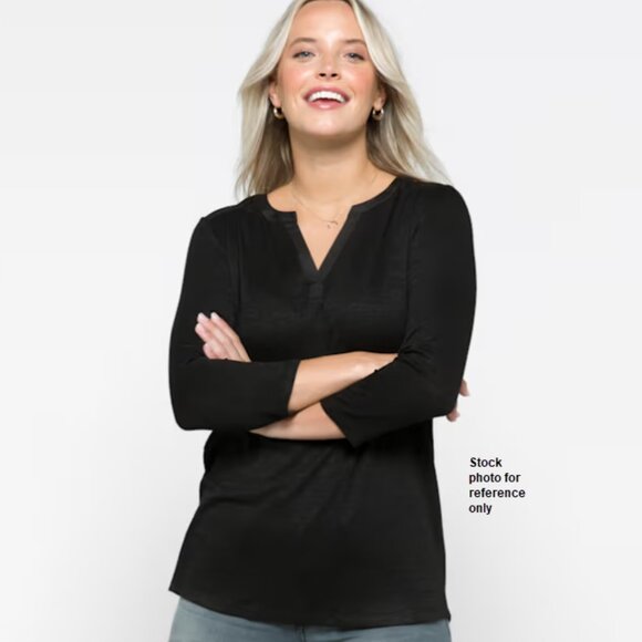 41 Hawthorn Tulla Mixed Material Knit Top - Picture 1 of 4